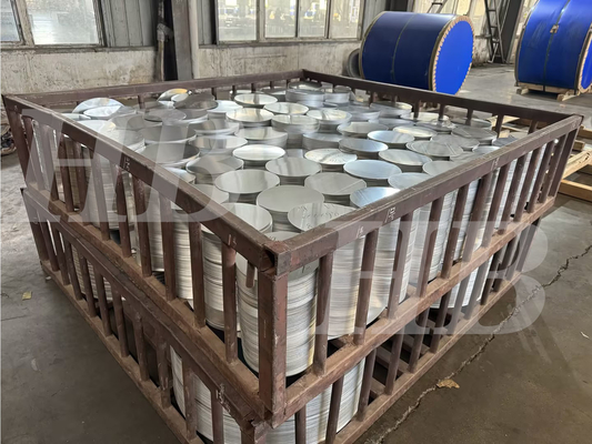 चीन गहरी ड्राइंग कुकवेयर 80mm-1600mm 1050 एल्यूमीनियम गोल शीट