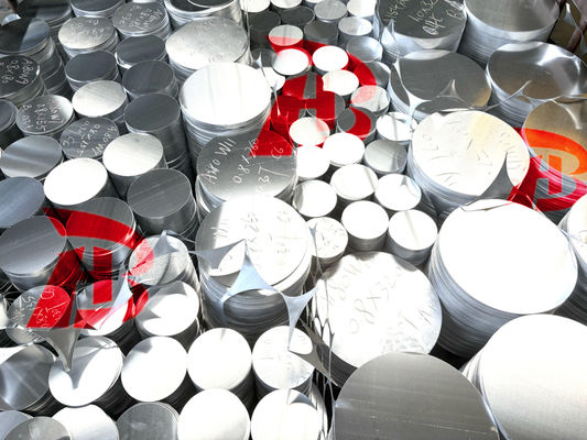 High-Shine Silvery Aluminum Circles 1050/1080 80-1600MM for Household Fixtures