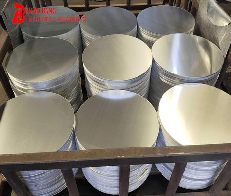 हीट-कंडक्टिव और अनुकूलन योग्य एल्यूमीनियम सर्कल 1050/1060 इलेक्ट्रिक कुकर पार्ट्स के लिए 0.3-6.0MM