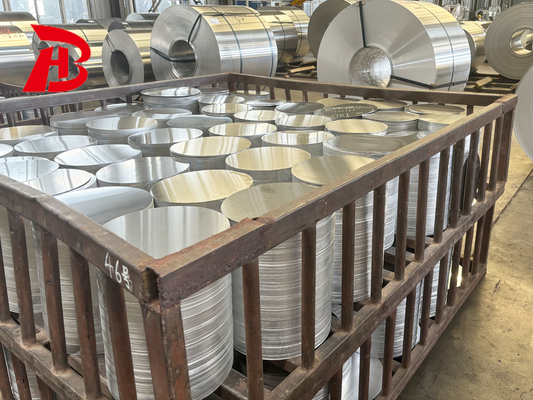 लेपित सतह B209 ASTM 3003 8011 1050 1100 1060 गैर स्टिक पैन के लिए एल्यूमीनियम डिस्क सर्कल