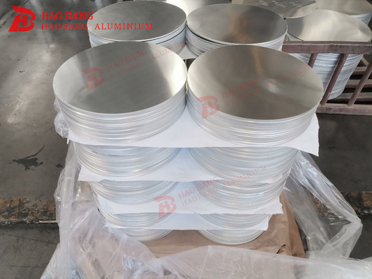 सतह चिकनी दर्पण खत्म रसोई के बर्तनों के लिए एल्यूमीनियम डिस्क सर्कल