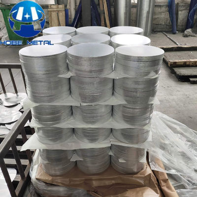 1050 1060 चमकदार फिनिश एल्यूमीनियम सर्कल / डिस्क / डिस्क रसोई के बर्तन / सड़क संकेतों / कुकवेयर / प्रकाश व्यवस्था के लिए