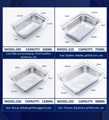 Eco-Friendly Aluminum Foil Lunch Box for Home Cooking and Food Storage Solutions