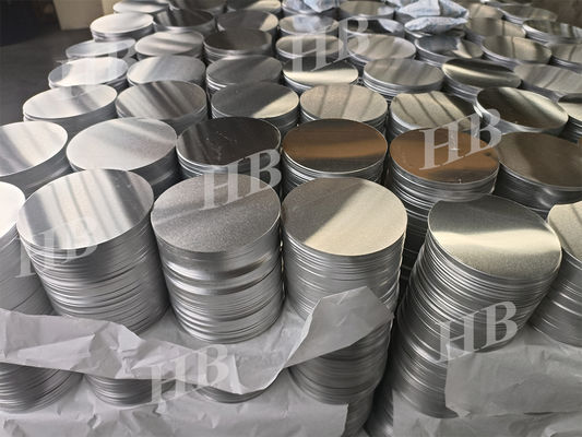 Precision-Cut Silver 1060 Aluminum Circles 80-1600MM Dia 0.3-6.0MM Thick for Lighting Components