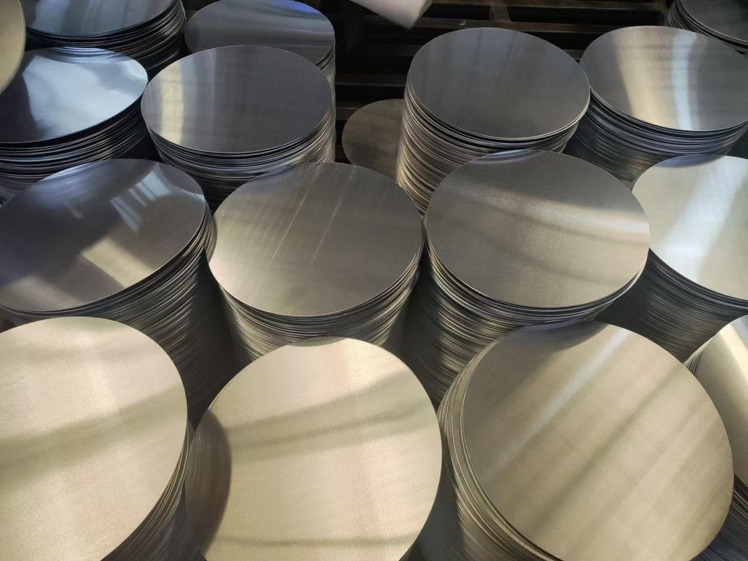 Uniform Silvery Aluminum Circles 1050 80-1600MM Dia for Lighting Reflectors