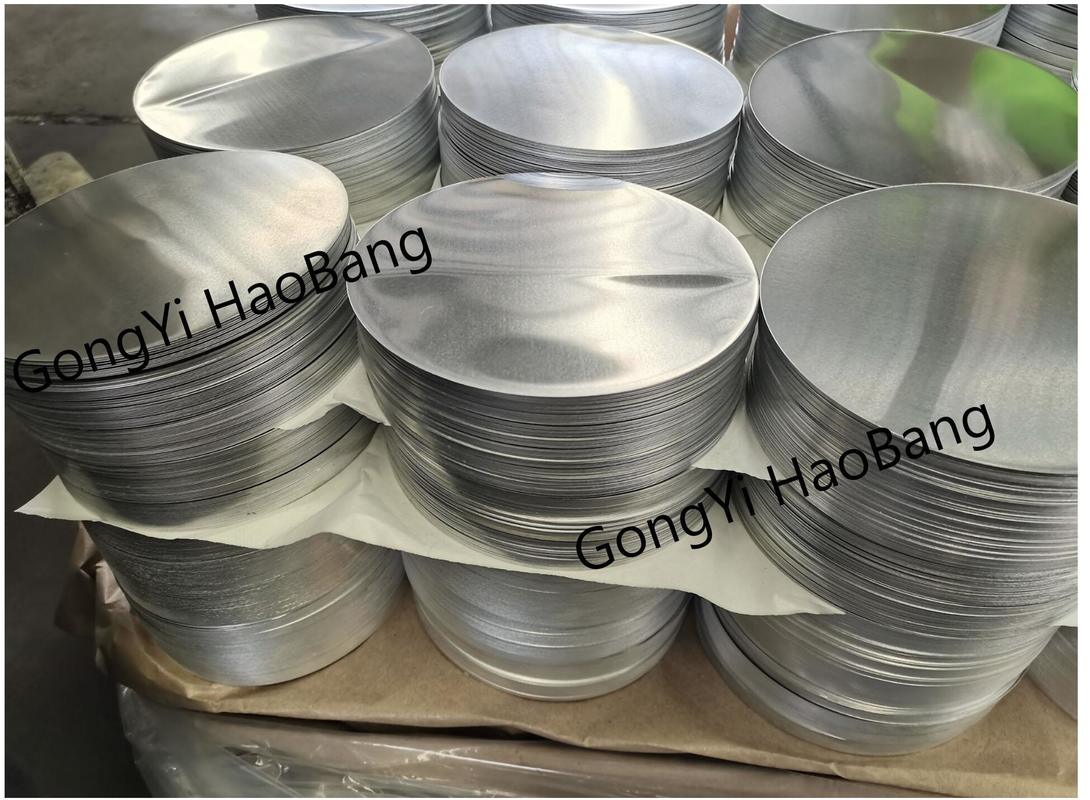 High-Shine Silvery Aluminum Circles 1050/1080 Alloy 80-1600MM Diameter for Household Fixtures