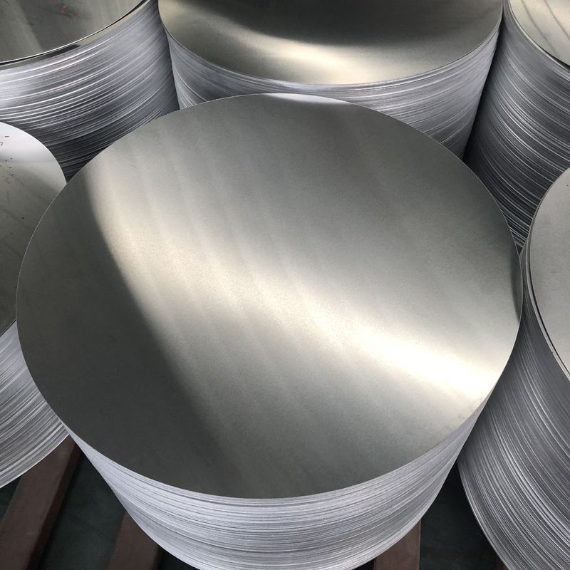 Rust-Resistant Silvery Aluminum Circles 1080/1100 Alloy with 0.3-6.0mm Thickness for Decor Fixtures